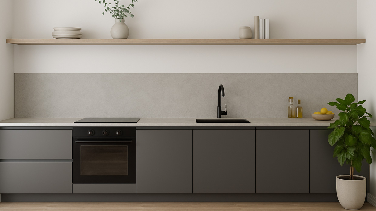 Кухні без верхніх шафок. Сучасні рішення від Homemeble