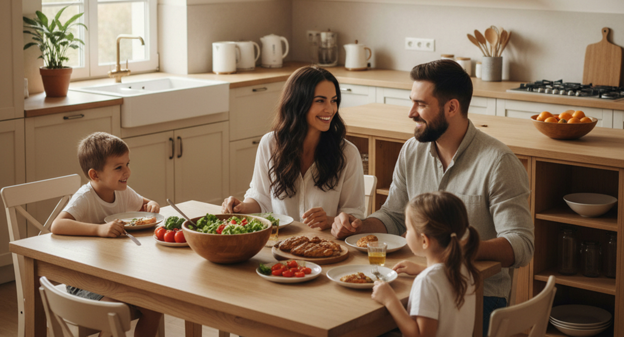 Як дизайн кухні формує харчові звички родини?